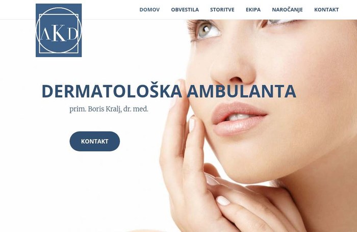 Preview of the akd.si website
