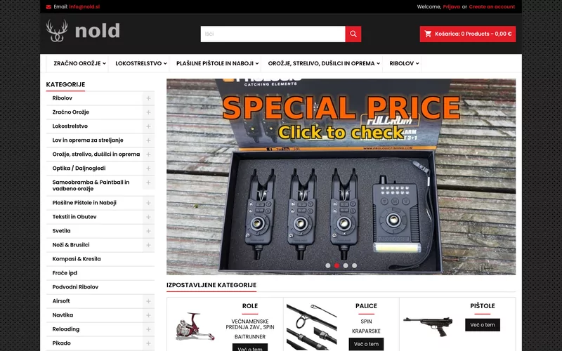 Preview of the nold.si online store